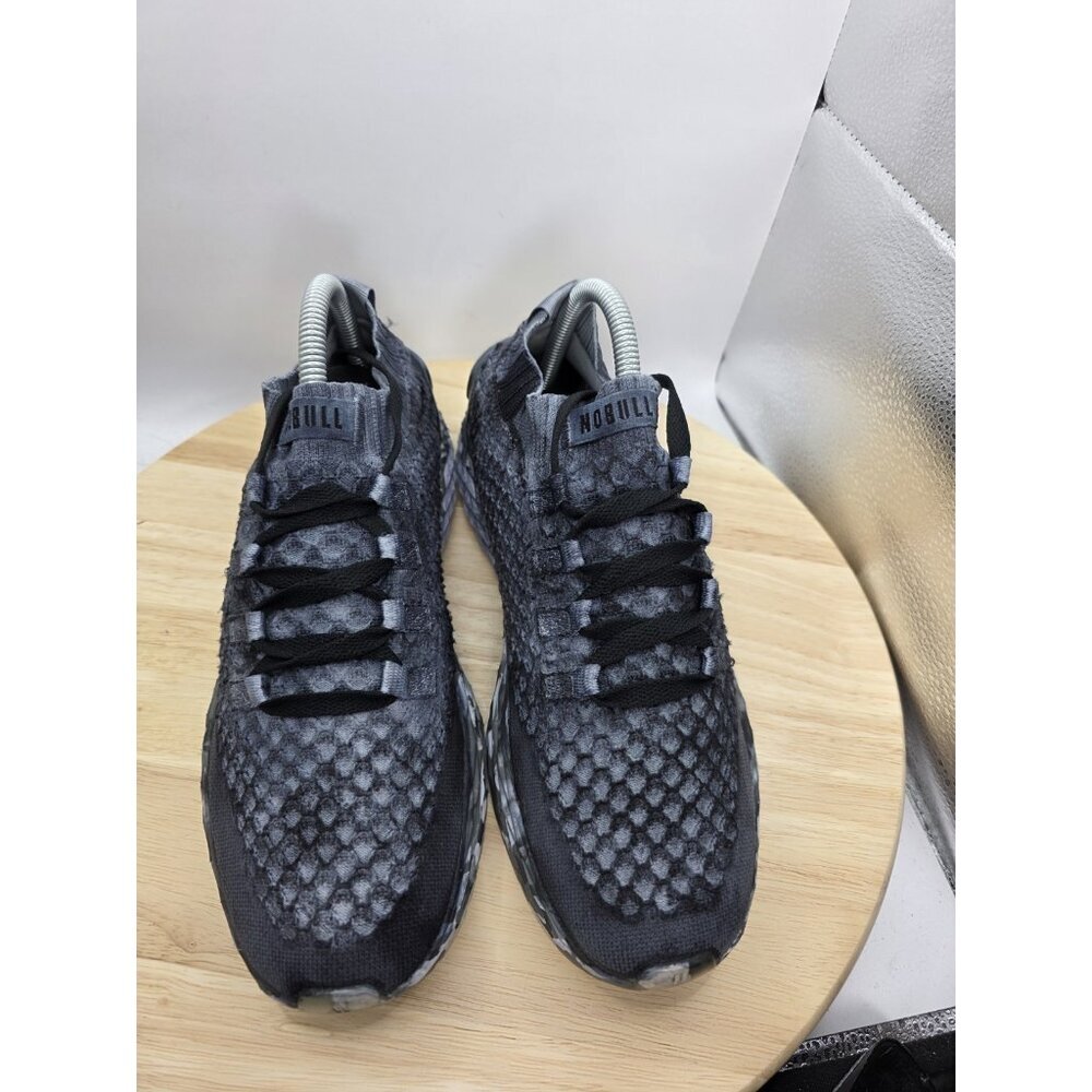 NOBULL Diamond Knit Runner Silver &‎ Gray Running Training Shoes Women 9 Men 7 - Picture 4 of 8